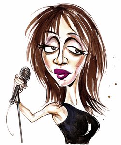 Beverley Knight (colour caricature) by Neale Osborne